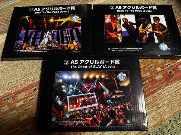 GLAY 30th Anniversary エンタメくじ vol.2 A5アクリルボード