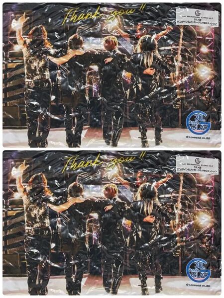 GLAY 30th Anniversaryエンタメくじ vol.2 ラスト賞 複製サイン&メッセージ入りBIGクッション 2個