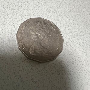 オーストラリアの50セント硬貨です。 古銭 壹圓 コイン コレクション