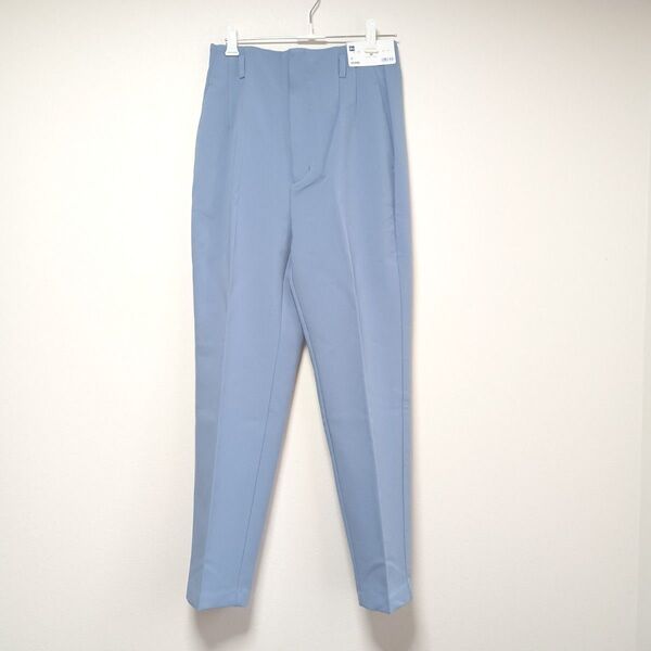 【タグ付新品】GU ジーユー クロップトパンツ ブルー M