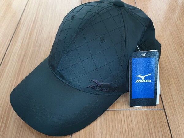 Mizuno スポーツ キャップ 黒 ブラック