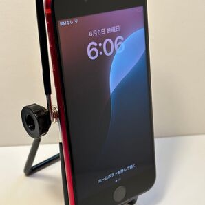 【美品】iPhone SE 第3世代 64GB SIMフリー レッド