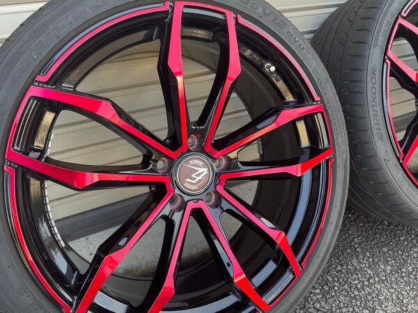 20インチ 8.5J+45 CH-R ヤリスクロス クラウン フーガ ヴェゼル ZR-V CX-3 コンケーブ 美品 4本セット