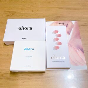 新品♪ 3点セット ohoro ネイルシール 専用リムーバー ジェルランプ
