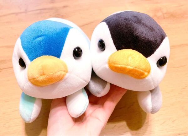 ハッピーマリン 京都水族館 ぬいぐるみ マスコット ペンギン 2点セット