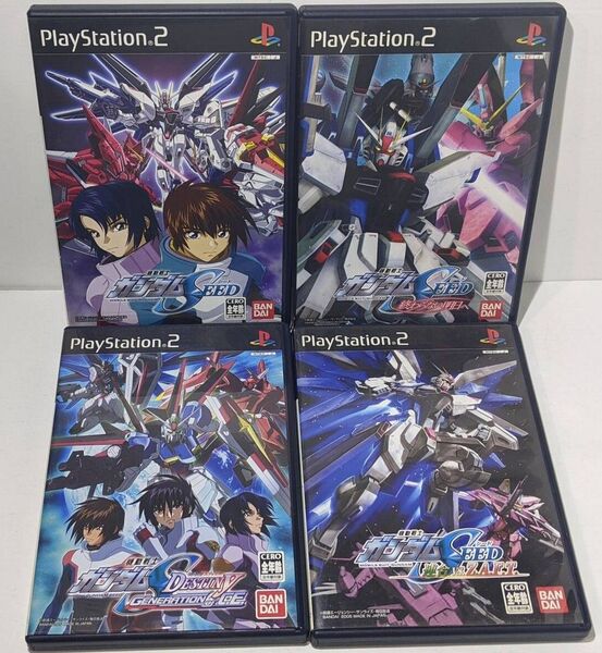 PS2 機動戦士ガンダムSEED 4本セット 連合 vs.Z.A.F.T 終わらない明日へ GENERATION of C.E.