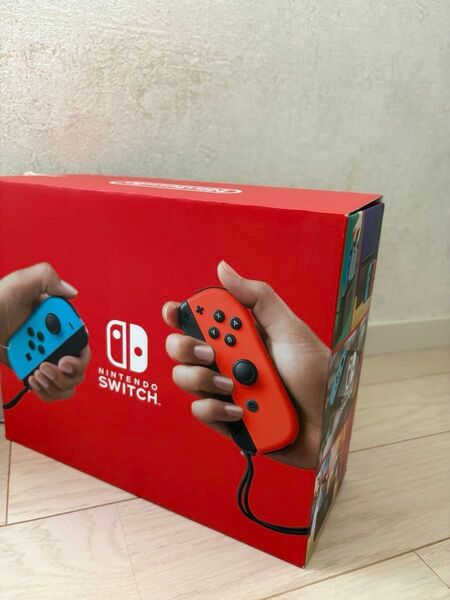 【SPRMarioRPG付】Nintendo Switch 本体 ネオンブルー/ネオンレッド+カバー+フィルム貼付済 (2)