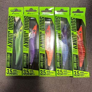 ハヤブサ スクイッドジャンキー 3.5号 5色セット