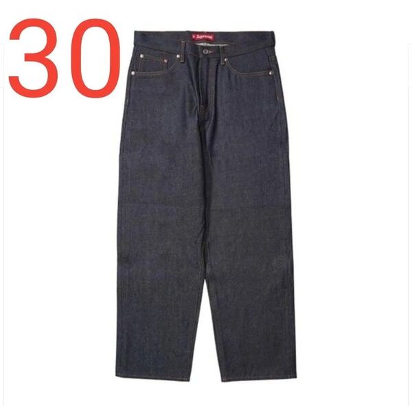 Supreme Rigid Baggy Selvedge Jean "Rigid Indigo" (25SS)
