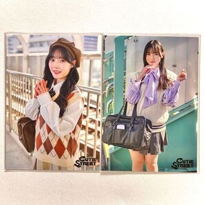 CUTIE STREET 川本笑瑠 真鍋凪咲 生写真 ラブトレ