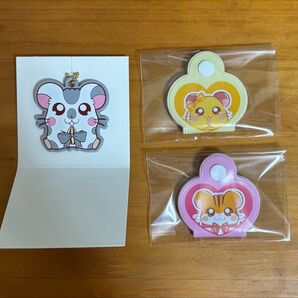 ダイソー セリア とっとこハム太郎 ラバー キーホルダー こうしくん コード ホルダー トラハムちゃん ちび丸ちゃん