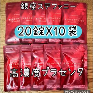 高濃度プラセンタサプリメント プラセンタ100 プレミアムEX 20粒x10包