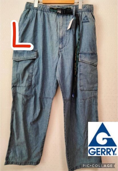 (37)新品訳アリ!ジェリー デニムパンツ カーゴパンツ L