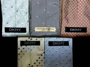 ●在庫処分セール●５本セット●№5197●【ＤＫＮＹ】ダナキャラン ニューヨークのネクタイ●