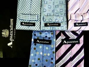 * stock disposal sale *5 pcs set *N5251* Aquascutum. necktie *