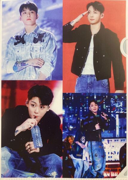 BTS ジョングク クリアファイル2枚