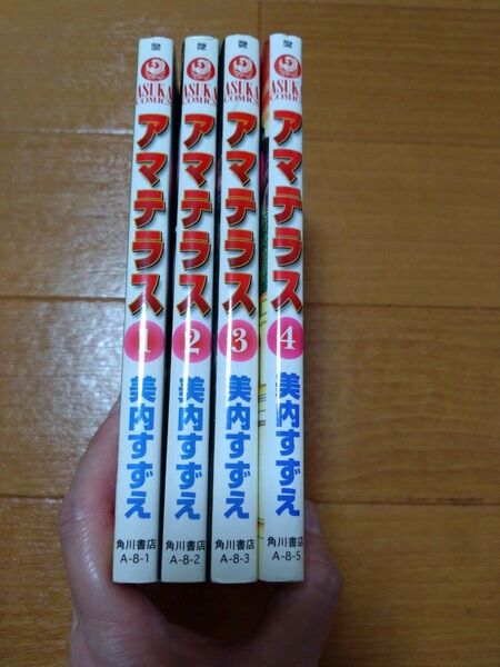 美内すずえ アマテラス 全4巻 少女漫画 希少 昭和レトロ