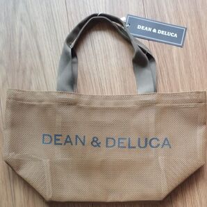 DEAN & DELUCA メッシュ ミニトートバッグ ゴールド