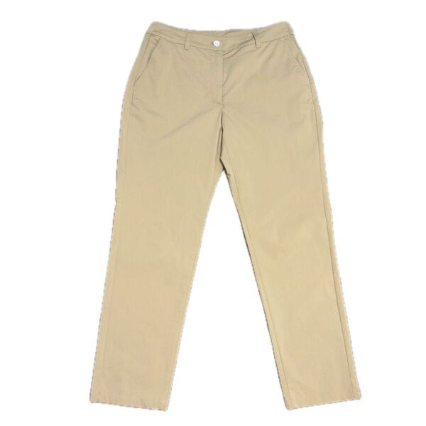 【美品】Munsingwear マンシング ゴルフウェア ストレッチパンツ 9分丈 ベージュ Lサイズ
