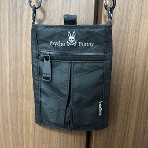 Psycho Bunny × WILD THINGSブラック サコッシュ