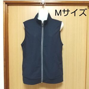 【新品未使用】Mサイズ ベスト ネイビー 吸汗速乾 抗菌消臭 UV対策 トップス