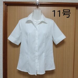 11号 半袖ブラウス 制服 ブラウス トップス 半袖シャツ 事務服ブラウス セオリア レディースファッション