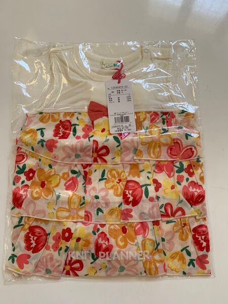 新品未使用 KP ニットプランナー チュニックとパンツ花柄 90