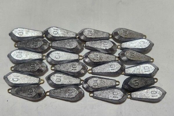 六角オモリ 10号 24個 新品