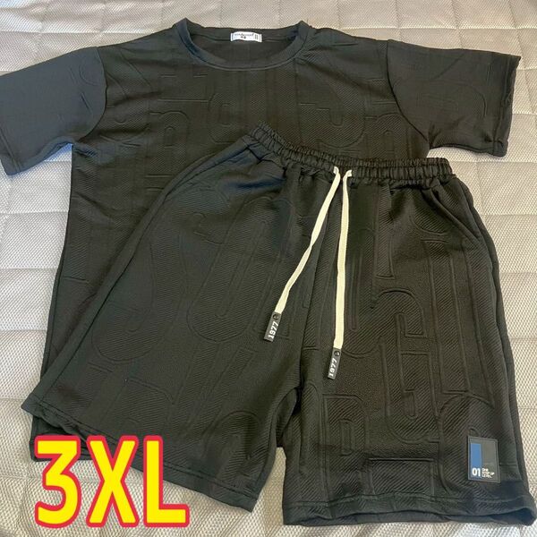 セットアップ 3XL 上下セット ルームウェア 部屋着 Tシャツ ハーフパンツ