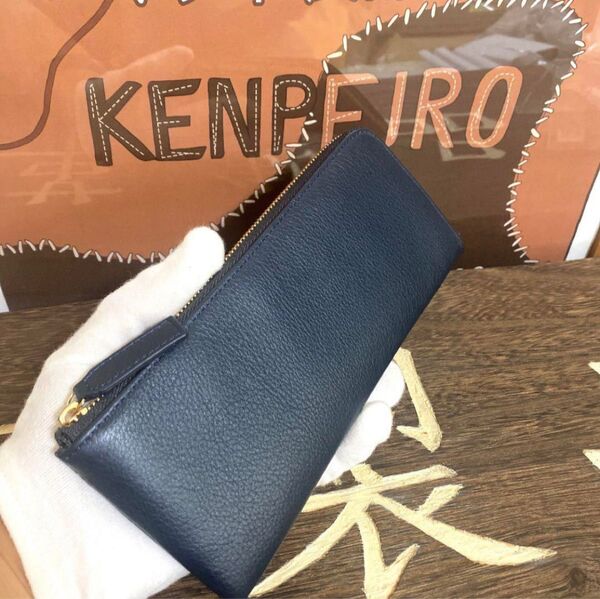 本革 L字長財布 高級シュリンク牛革 レディース メンズ 大容量 軽量 薄型