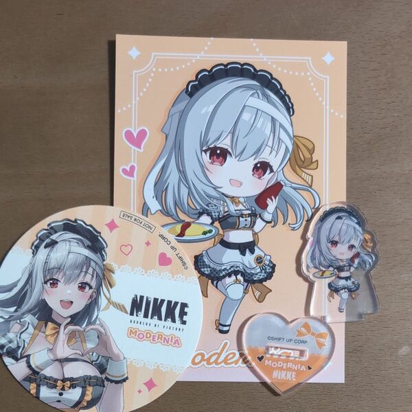 勝利の女神NIKE コラボカフェ モダニア コースター ポストカード アクリルスタンド
