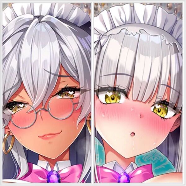c105 「ミーナ&パルティア」母娘セット B2タペストリー キーホルダー ドラマCD メイド学園 みるふぁく みるくふぁくとりー