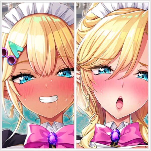 c105 「ミュンミュン&ヌンヌン」母娘セット B2タペストリー キーホルダー ドラマCD メイド学園 みるくふぁくとりー