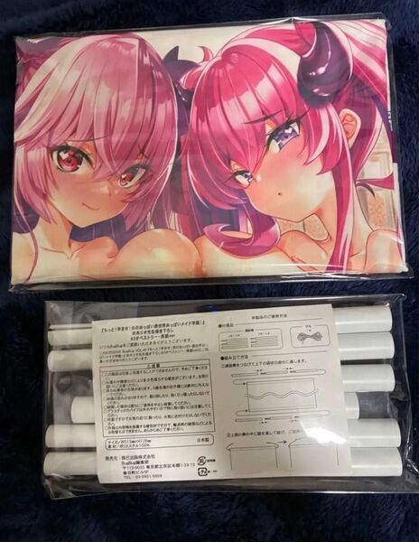 「B2タペストリー ディゼニア&リグジュアル」bugbug 赤木リオ描き下ろし メイド学園 バニー学園