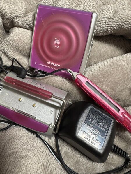 mdウォークマン セット victor MDLP ACアダプター