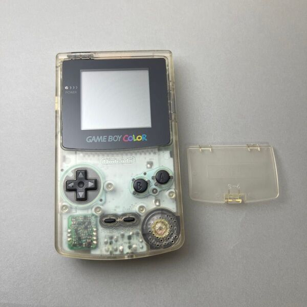 任天堂 ニンテンドー Nintendo ゲームボーイカラー 本体 クリア CGB-001 動作品 並品