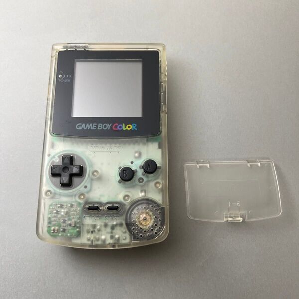 任天堂 ニンテンドー Nintendo ゲームボーイカラー 本体 クリア CGB-001 動作品 良品