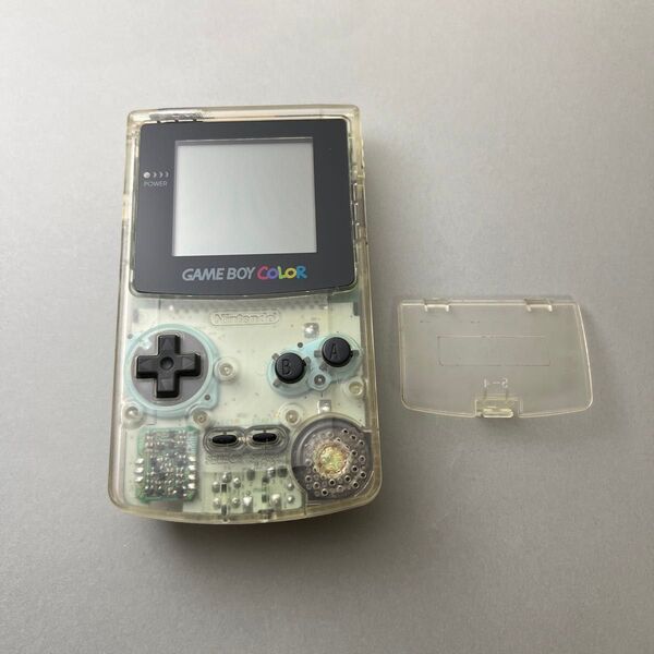任天堂 ニンテンドー Nintendo ゲームボーイカラー 本体 クリア CGB-001 動作品 良品