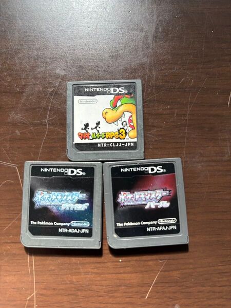 DSソフト まとめ売り ポケットモンスター ポケモン ダイヤモンド パール マリオ&ルイージRPG3 ゲー厶ソフト ソフトのみ