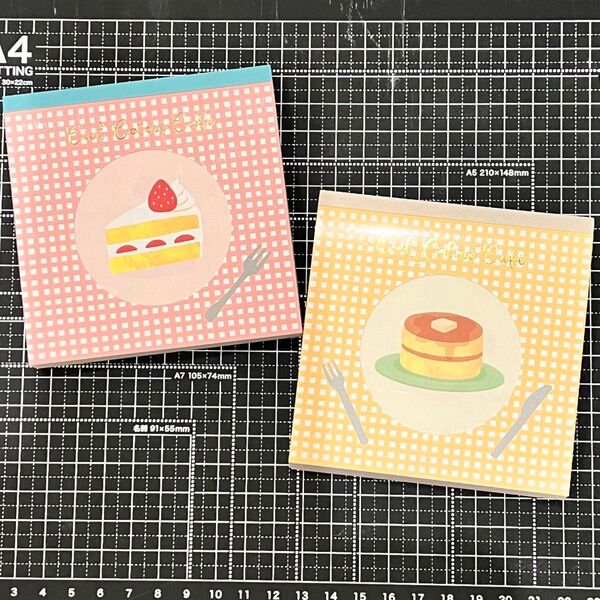 サンスター文具 スクエアメモ OMISE ケーキ ホットケーキ