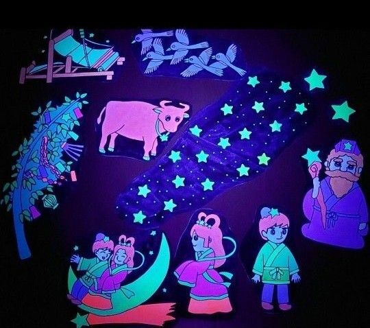 たなばた 七夕 パネルシアター