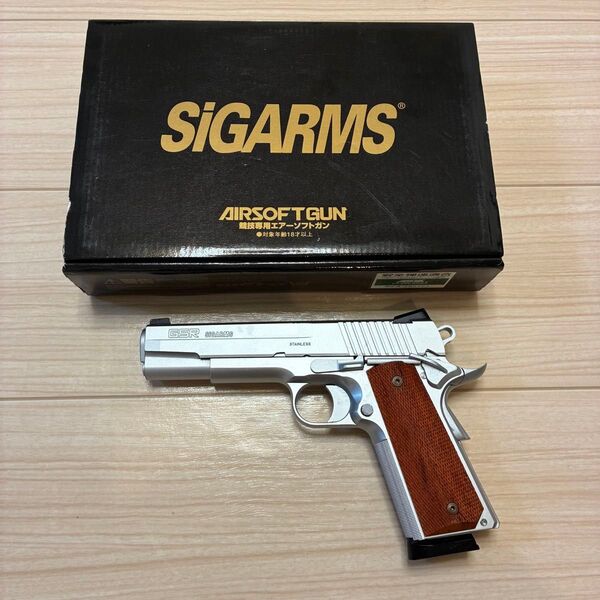 WA SCW ウエスタンアームズ SIGARMS GSR レボリューション シルバー ガスブローバック