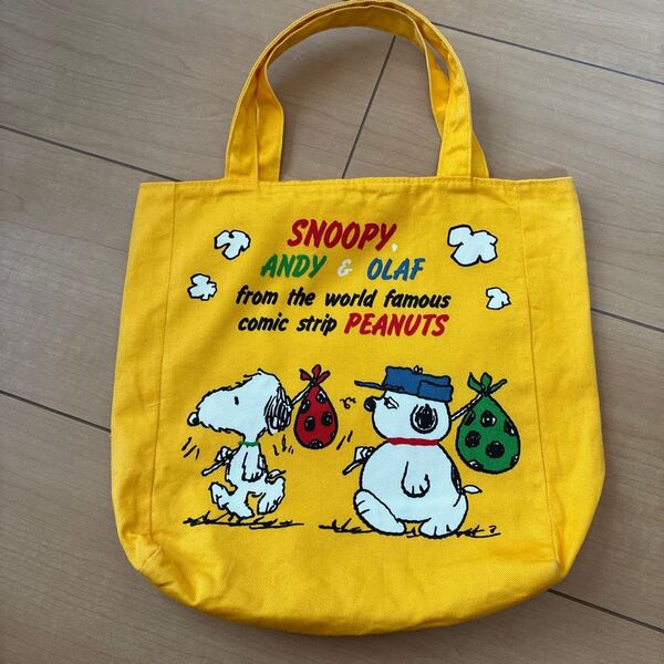 ファミリア SNOOPY トートバッグ 廃盤品 レア ピーナッツ スヌーピー SNOOPY トートバッグ