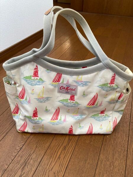 キャスキッドソン(Cath Kidston ) トートバッグ ヨット柄