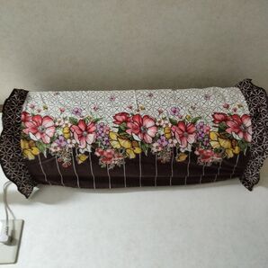 エアコンカバー 花柄 昭和レトロ