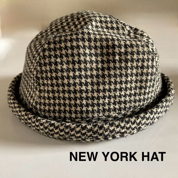 ニューヨークハット 千鳥柄 L NEW YORK HAT
