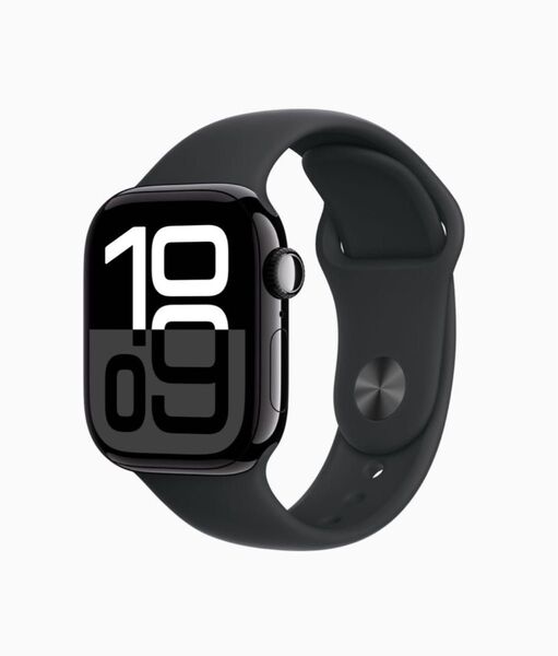 Apple Watch Series10 ジェットブラック GPSモデル スポーツバンドM/L 相談OK