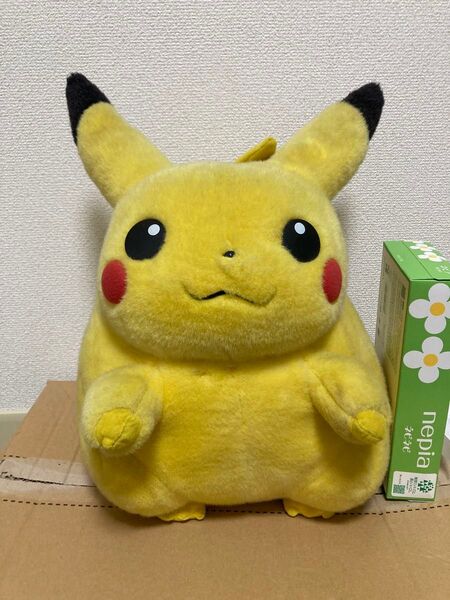 ピカチュウ ぬいぐるみ ポケットモンスター TOMY 当時物 等身大? 初代 初期 トミー ポケモン