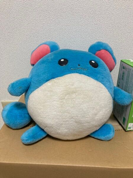 ポケットモンスター ぬいぐるみ マリル 当時物 マスコット ポケモン 等身大?