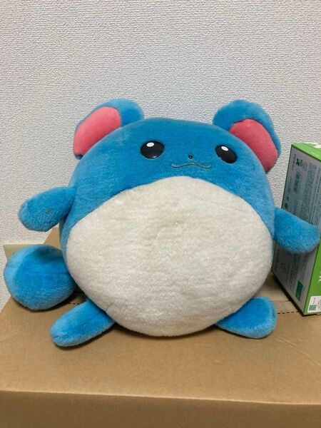 ポケットモンスター ぬいぐるみ マリル トゲピー 当時物 マスコット ポケモン 等身大?